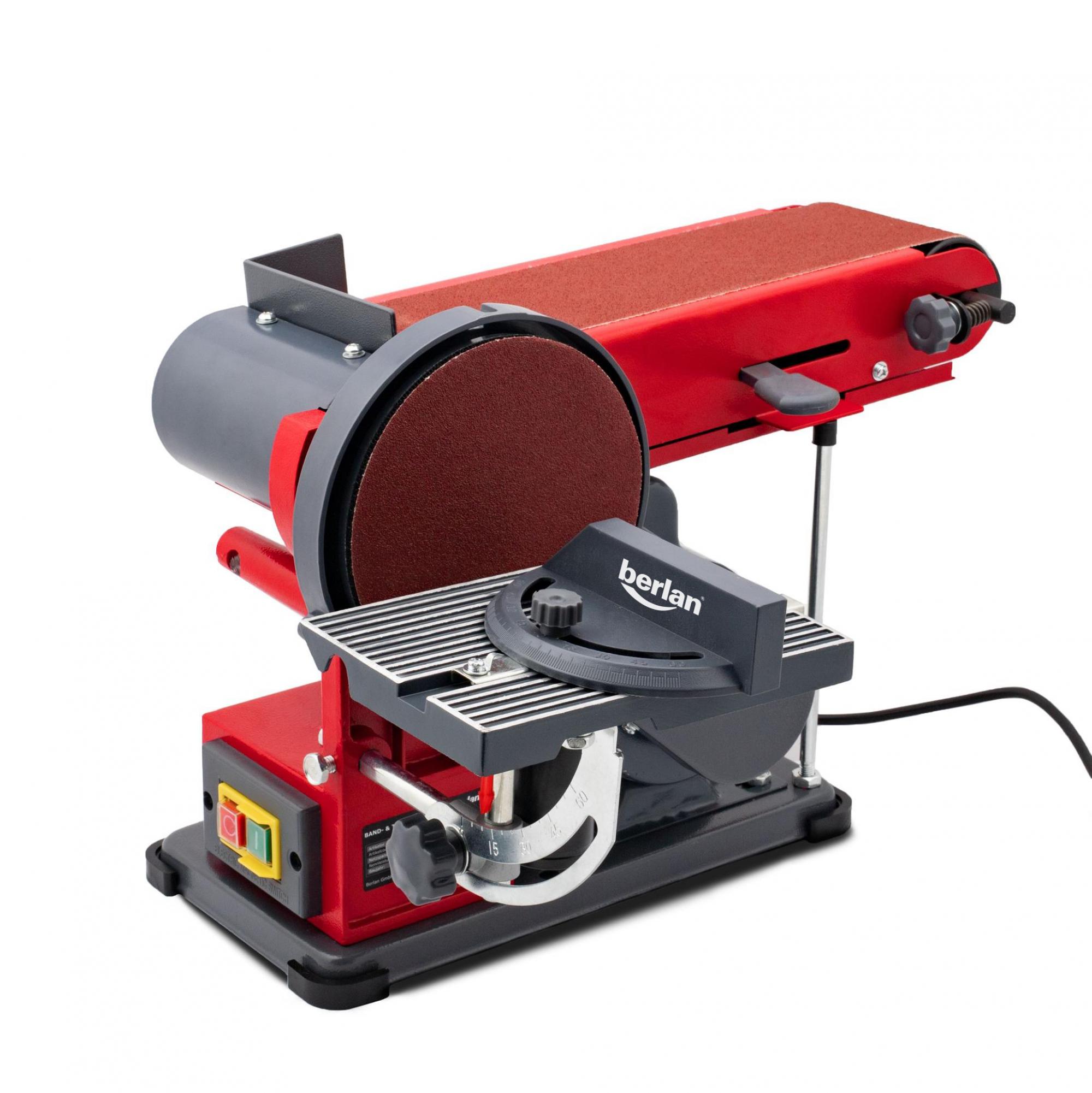 Bandschleifer 950W 800-6000 U/min - Doppelachse Schleifmaschine Mit Variablem Winkel