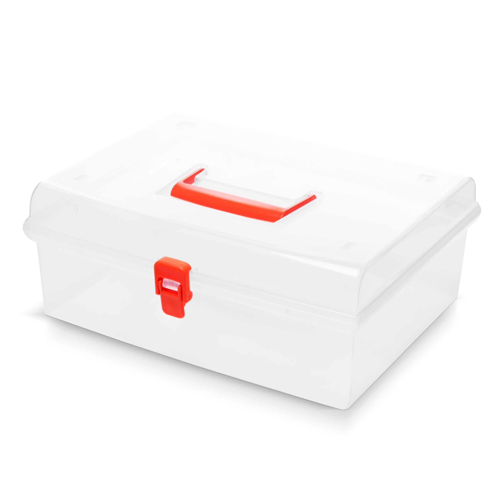 Aufbewahrungsbox Kunststoff Box Lagerbox Kiste mit Deckel Griff