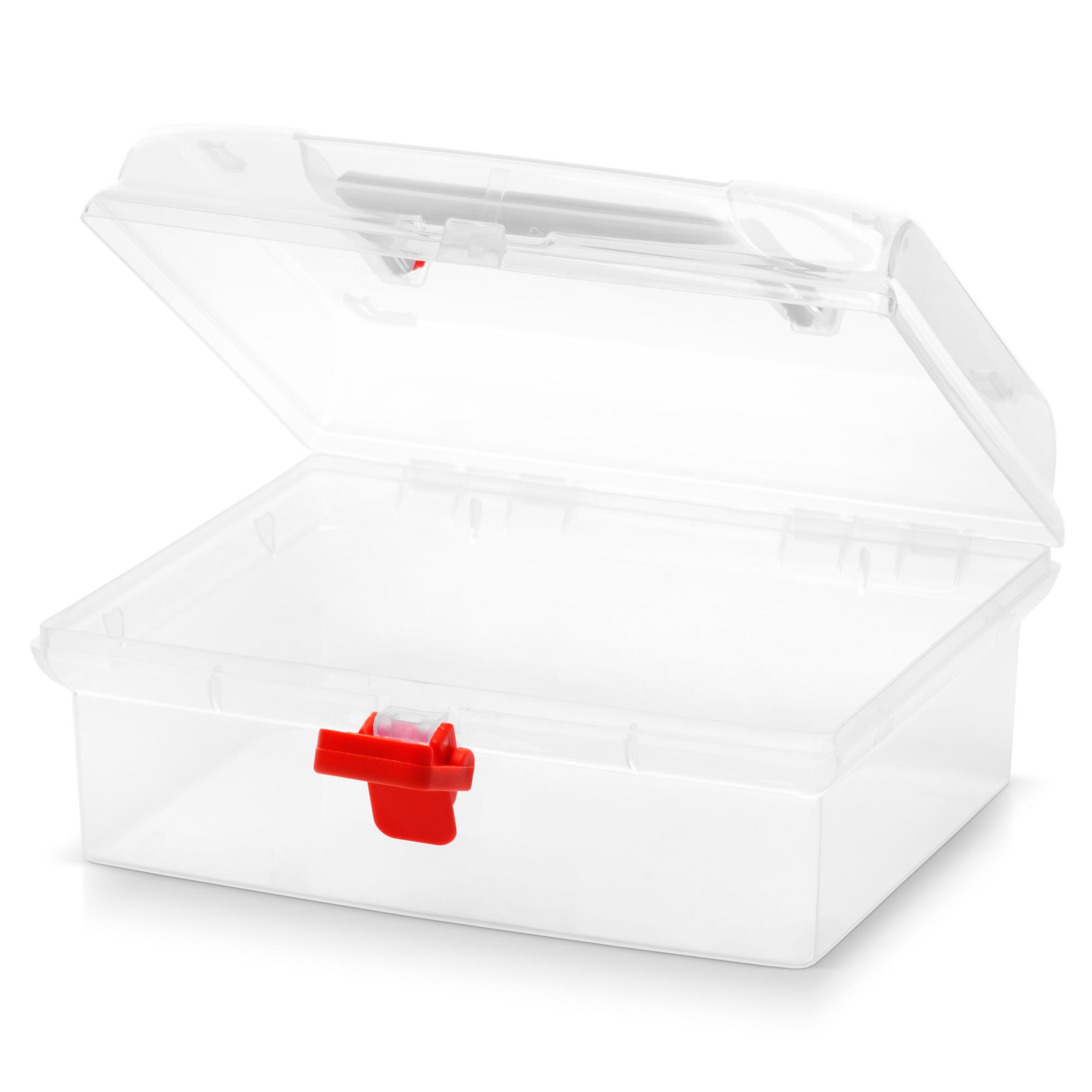 Aufbewahrungsbox Kunststoff Box Lagerbox Kiste mit Deckel Griff